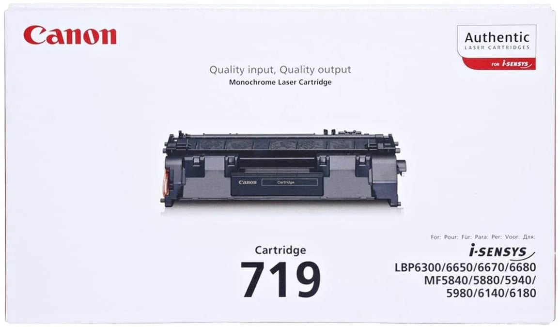 Canon Toner Cartridge - 719, Black - eBuy UAE